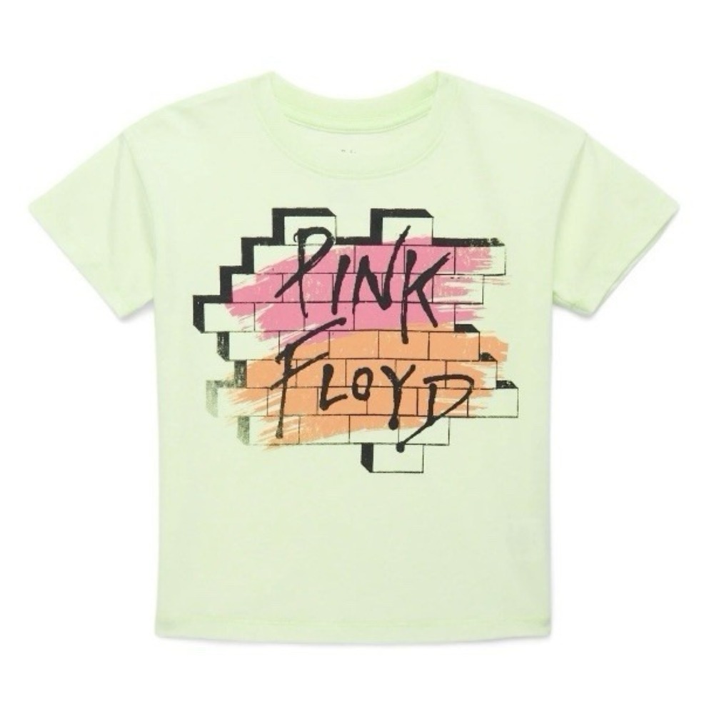 Pink Floyd The Wall Short Sleeve Crew Neck Tee 2T  New with Tags Paradise Green